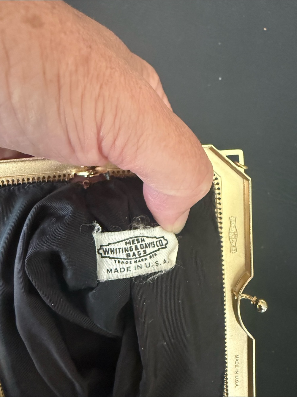 Vintage Fancy Evening Bag LOT: Black Slinky + Pink Beaded - Picture 7 of 11